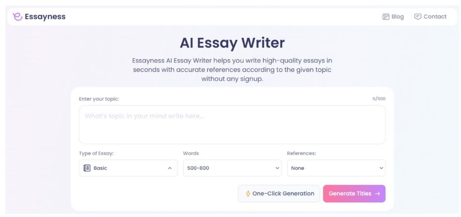 AI Essay Writer